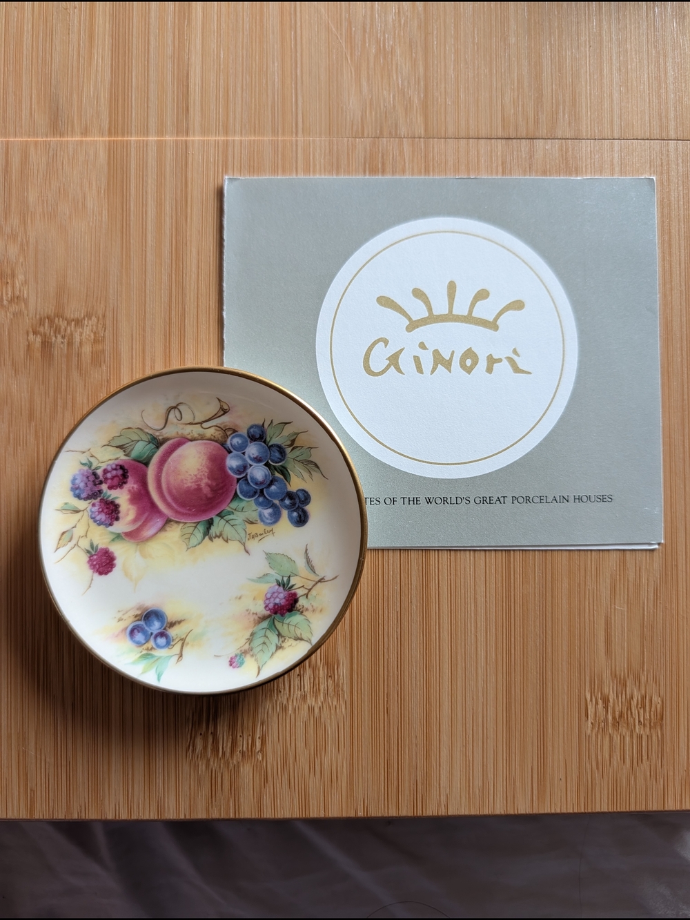 Vtg Mini Plate